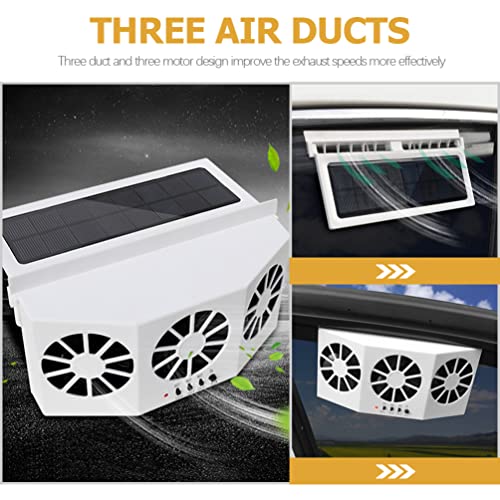 Solar Powered Car Solar Car Window Exhaust Fan Car...