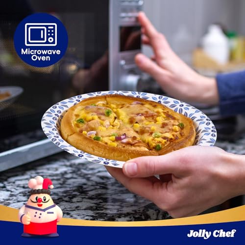Image of JOLLY CHEF 10 inch Disposable Paper Plates 500 Count