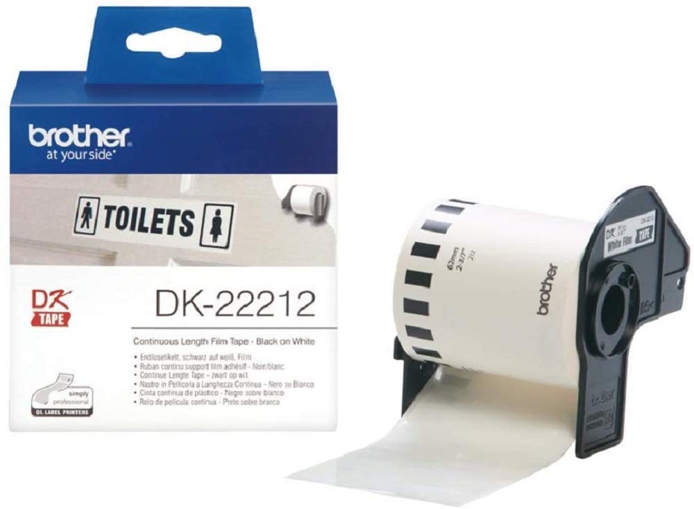 Brother DK-22212 Nastro per Etichette, Bianco