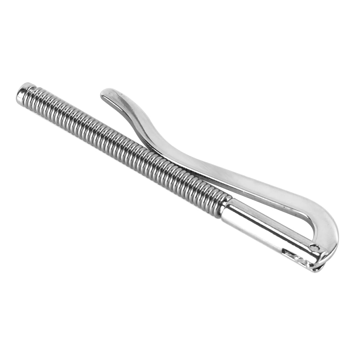 WANGCL 5 clips de resorte para billetera, billeteras de acero inoxidable, billeteras para billeteras de cuero doble, billeteras plateadas para tarjeteros