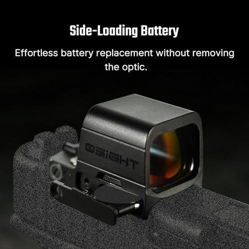 Image of OSIGHT SE Enclosed Micro Red Dot Sight, 2 MOA Dot & 32 MOA Circle or 6 MOA Dot, Red & Green Reticle Options, RMSc /K Footprint Compatible, Compact Reflex Sight for Concealed Carry