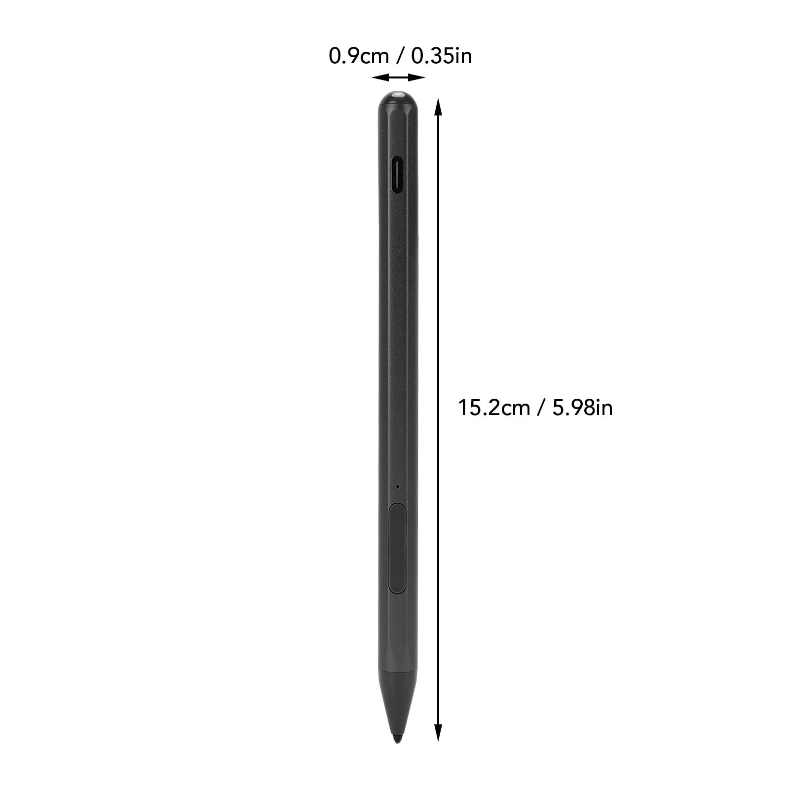 Penna Inclinabile Ricaricabile, Penna Stilo Attiva con 4096 Livelli di Pressione, MPP 2.0 e Palm Rejection, Ideale per ROG Z e Altri Tablet (BLACK)