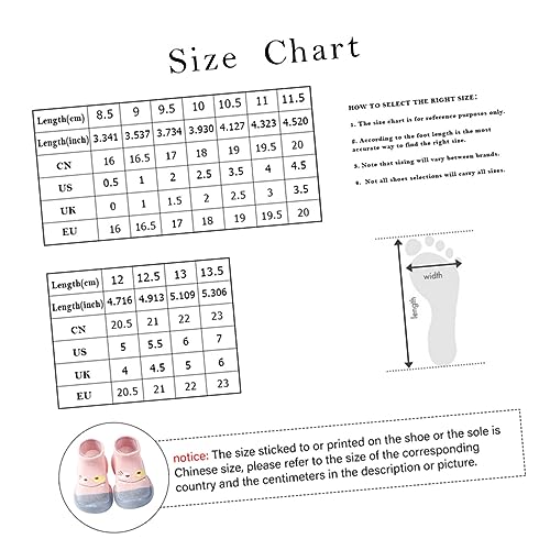 VALICLUD Socks Walking Slipper Socks Knitted Non Socks Soft First White Shoes Shoe Socks for Grip2