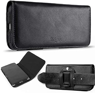 Migeec Leather Phone Holster Case with Belt Clip Pouch Loop [Magnetic Closure] for iPhone 12 Pro Max 11/XR/SE Samsung