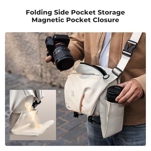 Bolsa cámara K&F CONCEPT ligera blanca 7L miniatura 6