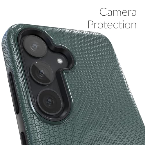Image of Crave for Samsung Galaxy S24 Case, Shockproof Protection Dual Layer Case for Samsung Galaxy S24 (6.2 inch) - Forest Green