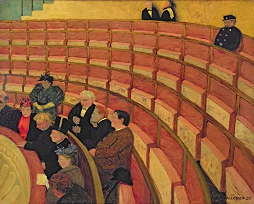Image Sur Toile le cercle supérieur au théâtre du Châtelet Vallotton affiche impression 60x90