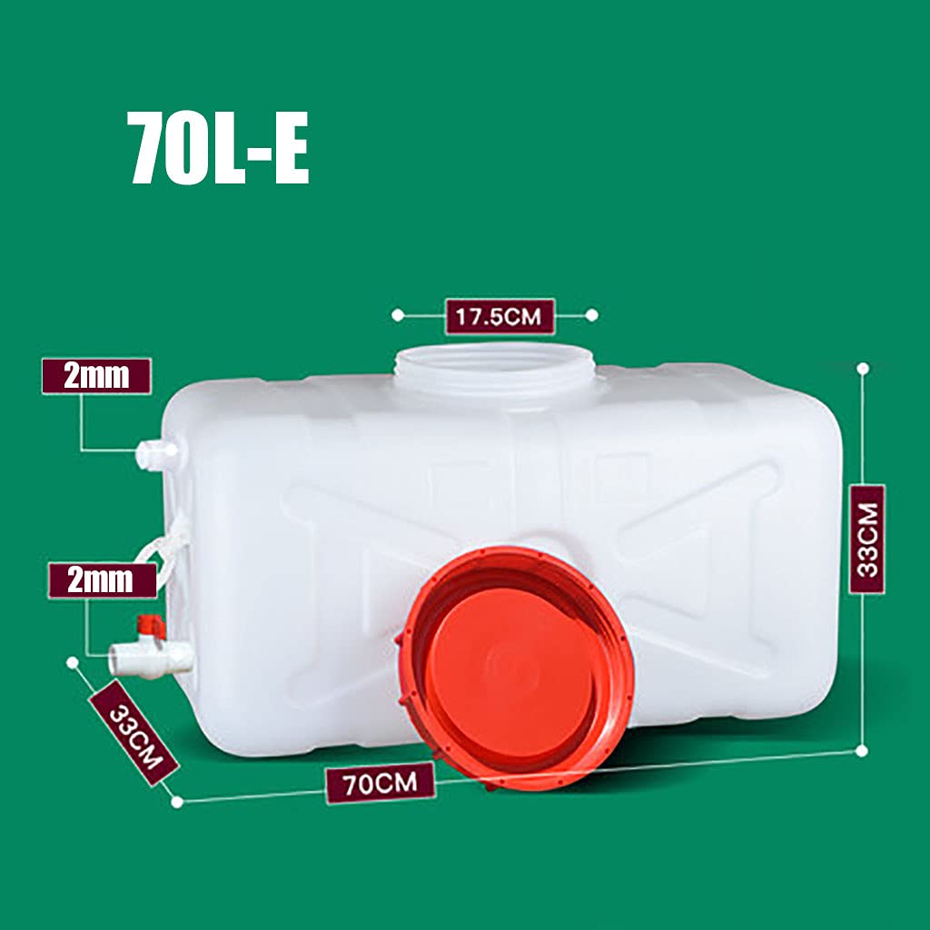 Serbatoio dell'acqua 140L 150L 200L Secchio in plastica grande per uso alimentare domestico Serbatoio dell'acqua portatile per campeggio Serbatoio dell'acqua portatile per giardino Serbatoio dell'ac