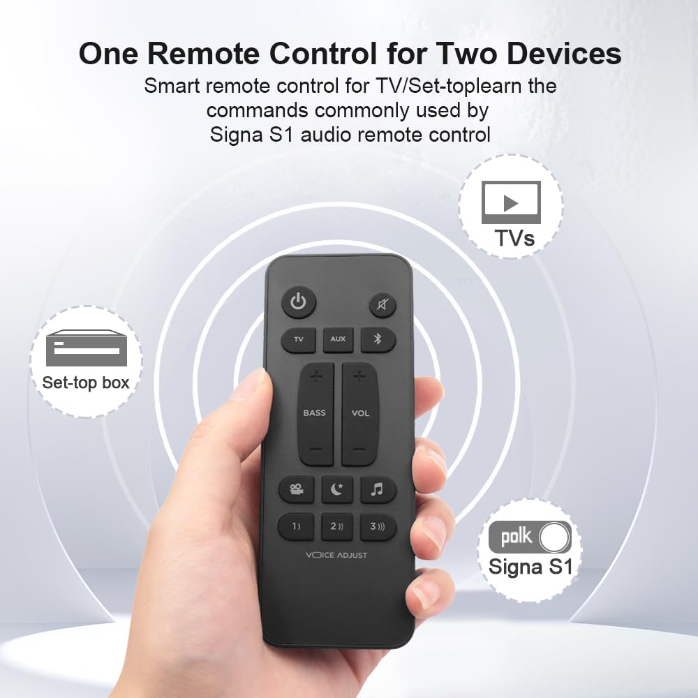 Polk サウンドバー リモコン付き Amazon.co.jp: PZL ユニバーサル Polk Audio Soundbar リモコン