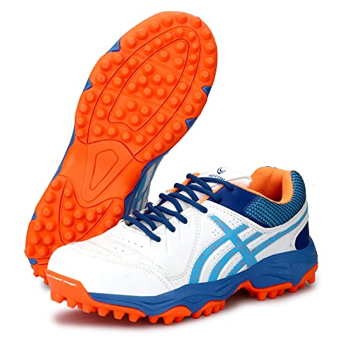 Image of PRO KVH Men's Rubber Spike Cricket Shoes Unisex Cricket Shoes | Mid-Foot Support Heel Synthetic Limited Edition Elite Performance