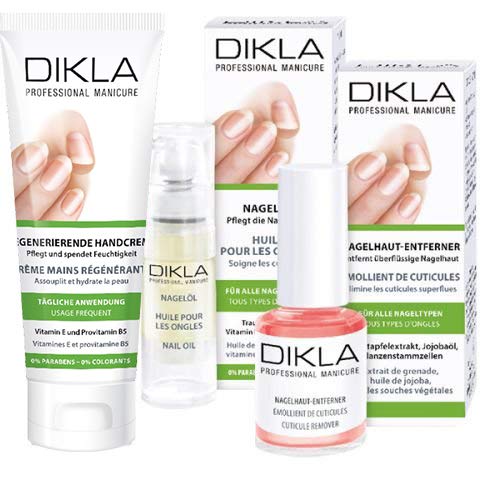DIKLA - Juego de cuidado especial de cutículas | con un atractivo precio | para unas uñas bonitas y cuidadas.