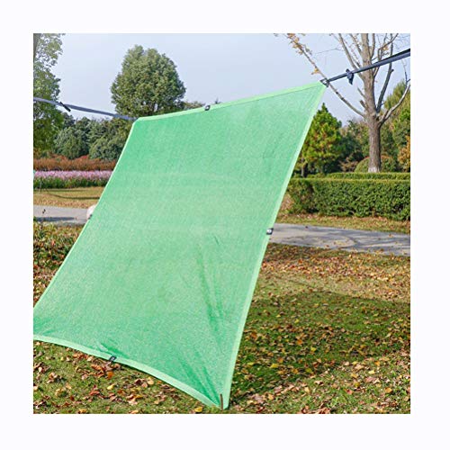 Telas para toldos AGYHMalla De Sombreo, Protectores Solares Antienvejecimiento Verdes, Redes De Aislamiento para El Hogar Encriptadas Al Aire Libre, Sombra Fresca con Ojal(Size:Los 4x8m)