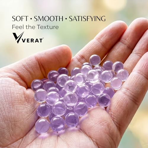 Image of Verat 2 Packet Gel Water Balls /Water Beads /Refill Water Bead /Gel Blaster Ammo /Water Balls for Gun /Gel Balls for Kids /Gel Blaster Balls in Bottle /7-8mm Non-Toxic Water Beads Gel Guns(20000 Purple)