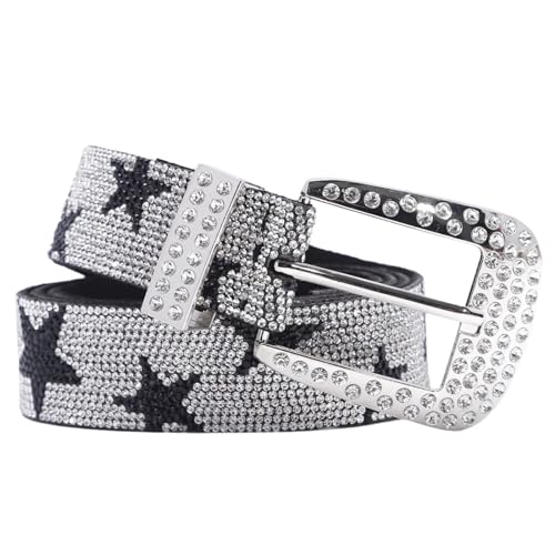 Blingbling Waist Belt American Street Dance Jean Belt Livehouse Punk Waist Chain Gothic Stunning Rhinestones