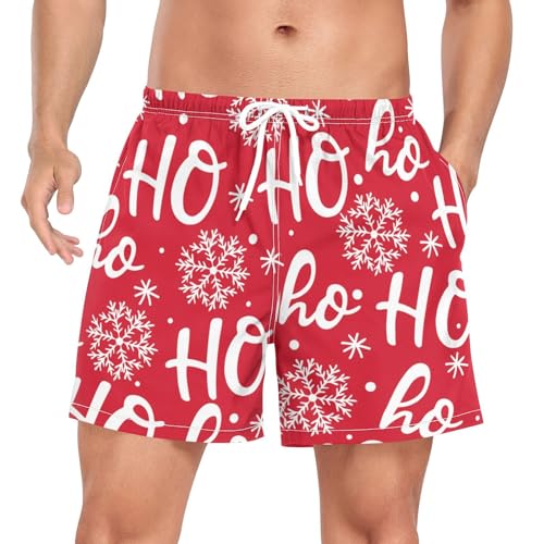 Festive Swim Trunks for Men Casual Shorts Swimwear Summer Beach Wear S-XXL