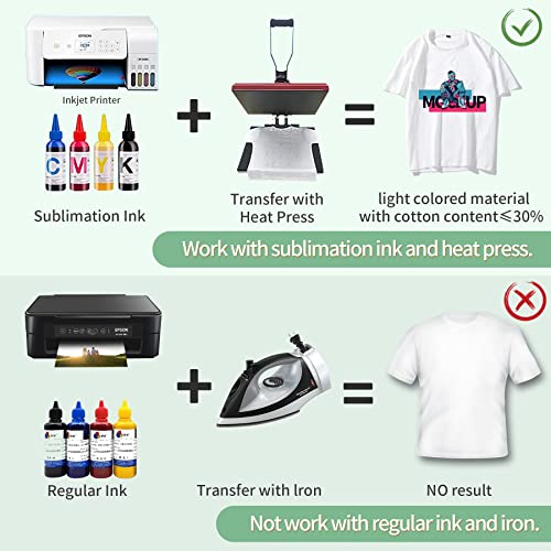 A-Sub Sublimation Paper- 150 Sheets Heat Transfer Paper 13X19 Inch Compatible With Inkjet Sublimation Printer 105G #TOP4