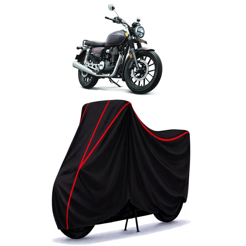 Image of CBR 350 Water Resistant Bike Cover for All Motorcycles & Scooters | Heavy Duty Premium Taffeta Fabric | UV Protection, Dustproof, Scratchproof | All Weather Two Wheeler Body Cover with Elastic Bottom