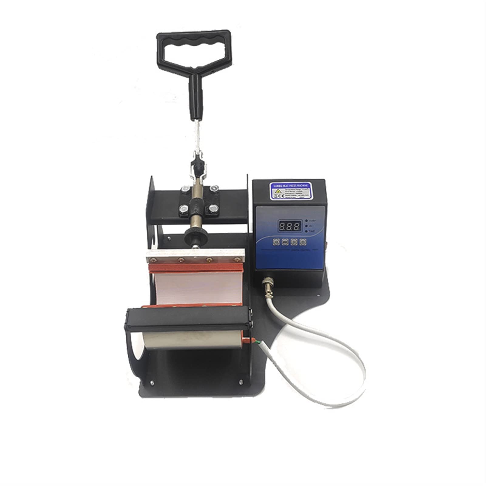 Prensa de calor, Máquina de taza tostado transferencia térmica horizontal asado digital Copa caliente T máquina calor se calienta uniformemente