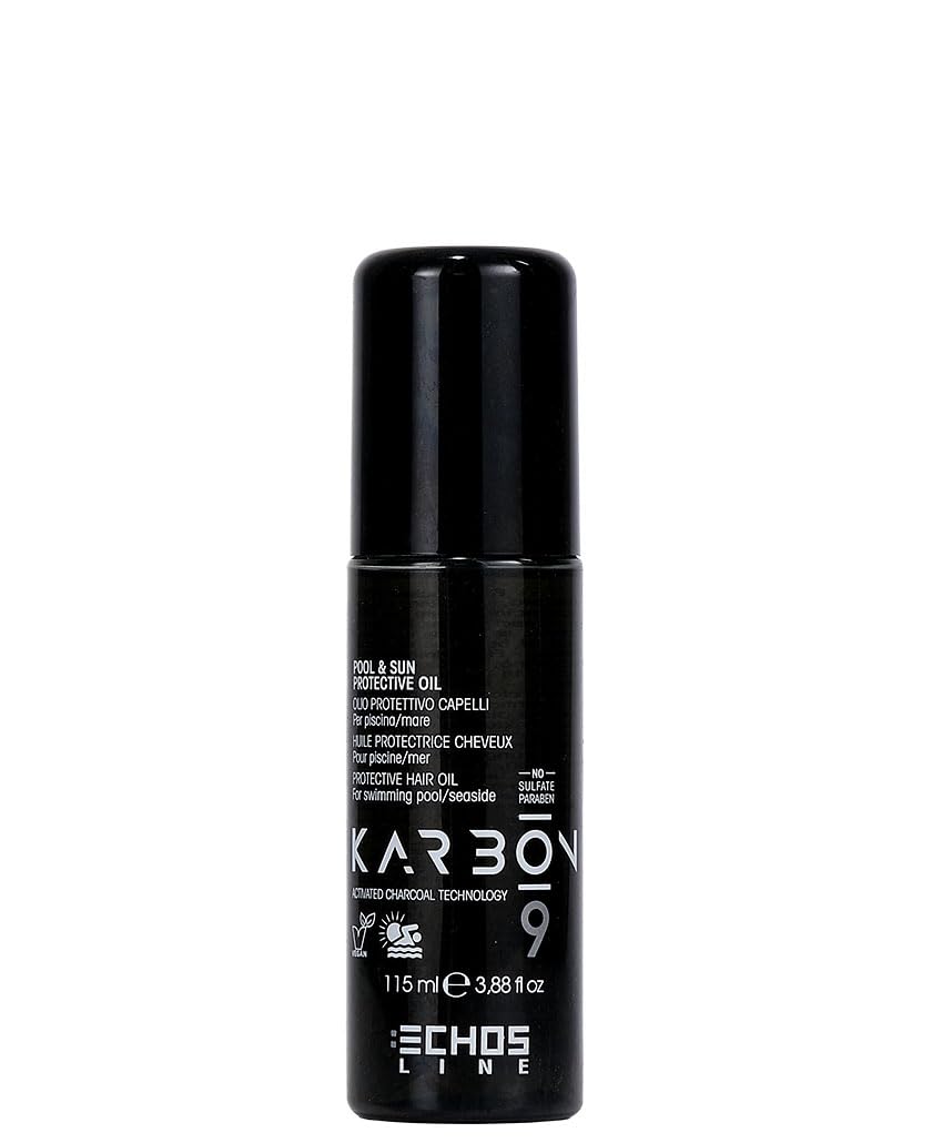 Echosline Karbon 9 Piscinas y Sol-Aceite Protector para el cabello-115 ml, Multicolor, One Size