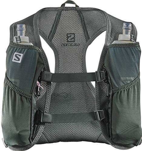 Salomon Agile Set 2 Mochila para Carrera de montaña  Unisex Adulto  Gris  Urban Chic