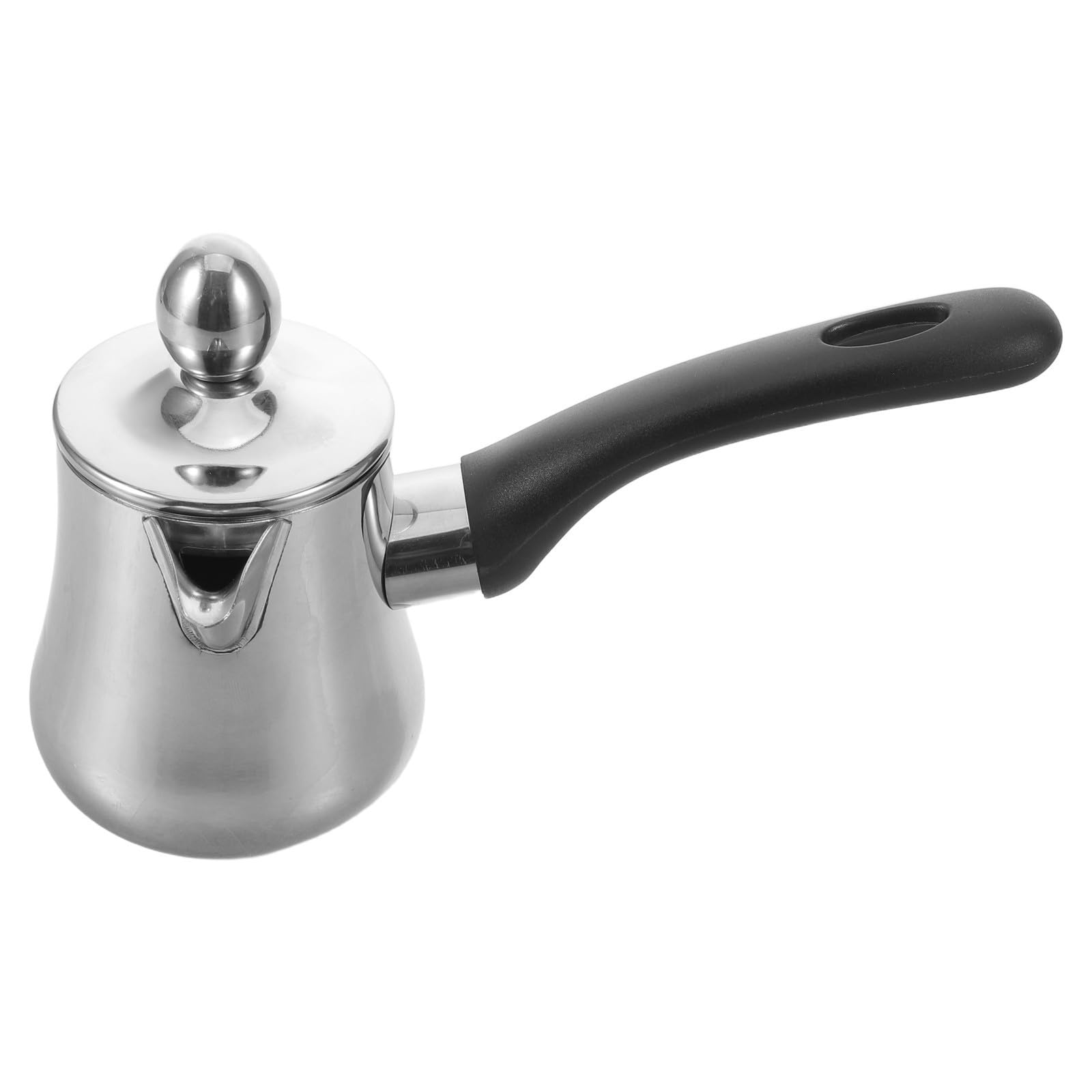 Jarra de café de acero inoxidable fina y resistente de 350ml para placas de inducción