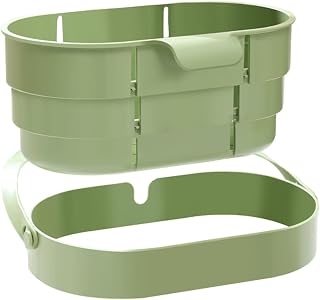 Hanging Kitchen Sink Strainer Basket - Retractable Food Catcher & Drainage | Space-Saving Retractable Design with Multi-Position Faucet Hook, Durable 7.87x6.89x4.92 Inch PET-ABS Food-Safe Construction,