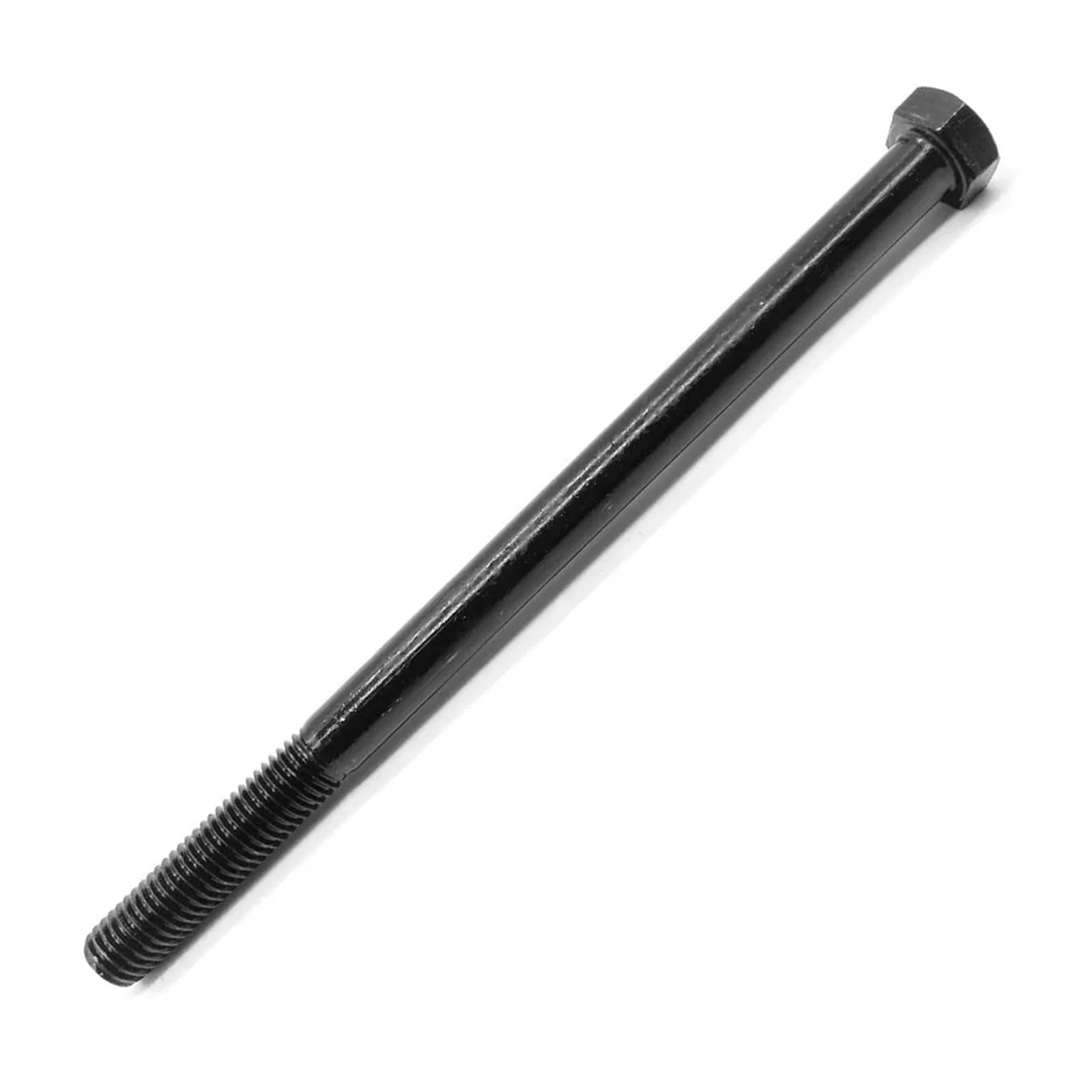 M6 M8-M18 M20 M22 M24 Tornillos extendidos hexagonales externos Perno de cabeza hexagonal plana exterior acero grado 8, negro for máquina 200 mm largo(M14 (2pcs),130mm)