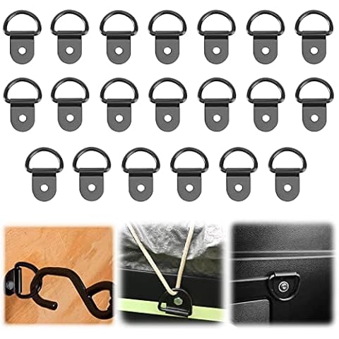 Bogoro Anillos de Amarre de Acero Inoxidable 20 Piezas Cover