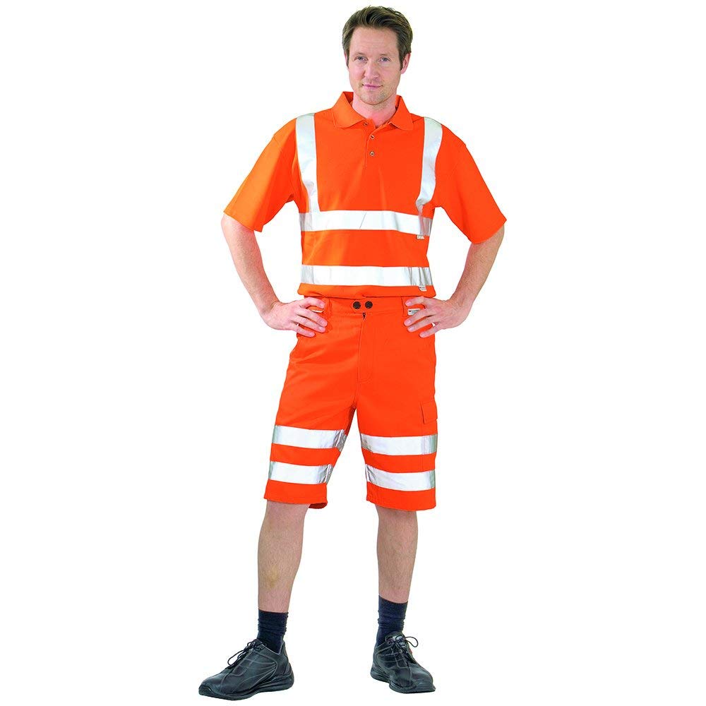 Planam High-Visibility Shorts, Work Trousers