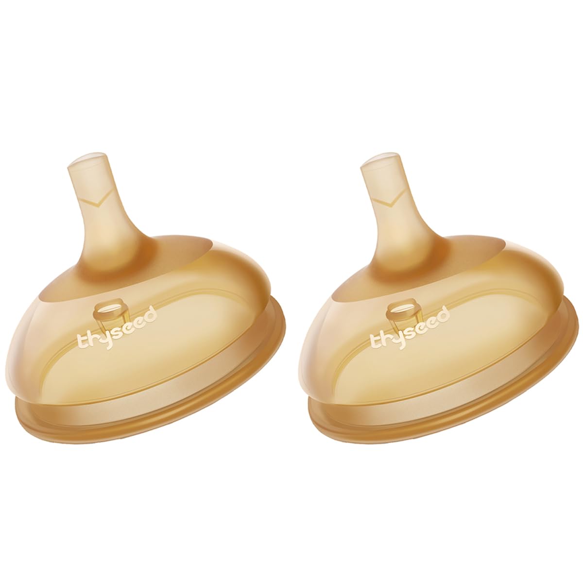 thyseed Replacement Baby Bottle Spouts with Soft Silicone Spout for Sipping Water Bottle, 7 Months + 2 Pieces-image-0