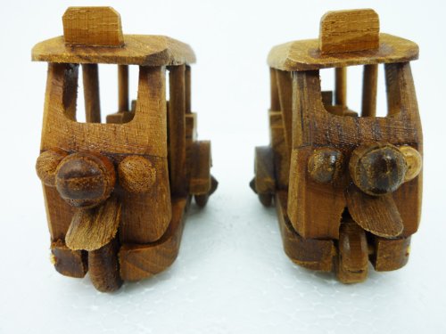Pama Tuk Tuk Teak Wood Model