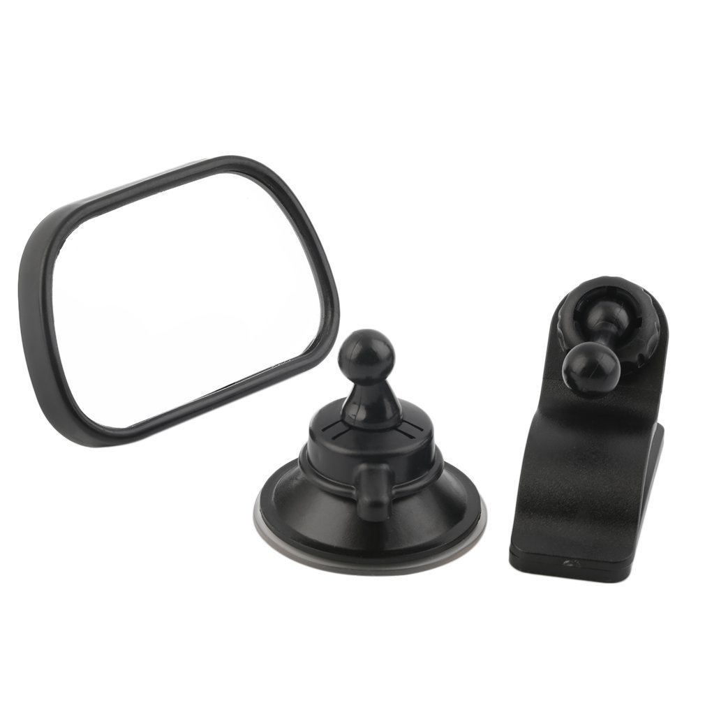 Generic Rétroviseur De Surveillance Réglable Avec Ventouse Et Clip Miroir De Voiture Pour Bébé Noir - Prix Pas Cher | SN