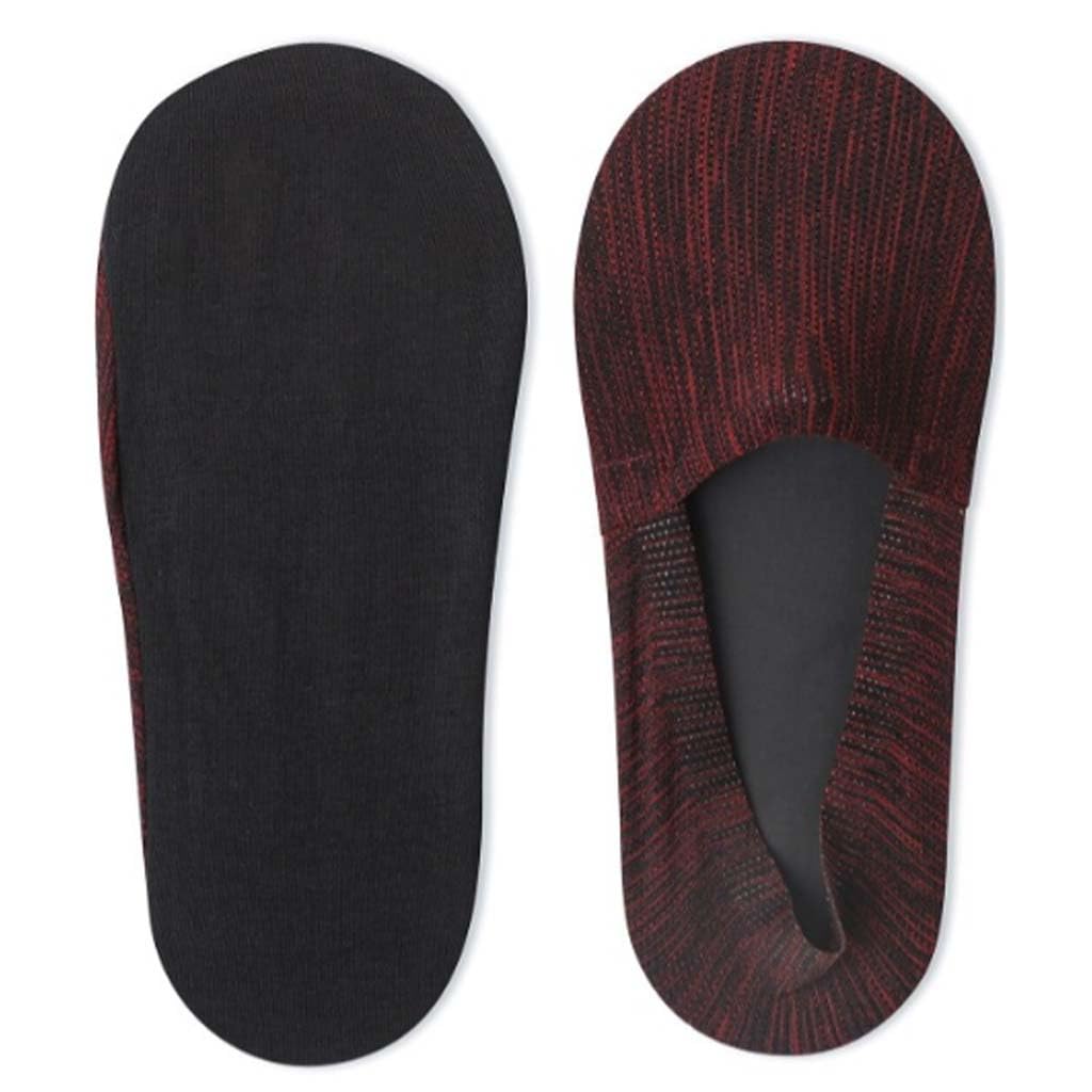 TECPHILE Anti Slip Low Cut No Show Loafer Socks for Men Made with Durable, Breathable, Odorless Material, Textured Print, Sweatproof invisible Sock Anti-Bacterial Seamless Super Soft (Pack of 2) - Image 5 thumbnail