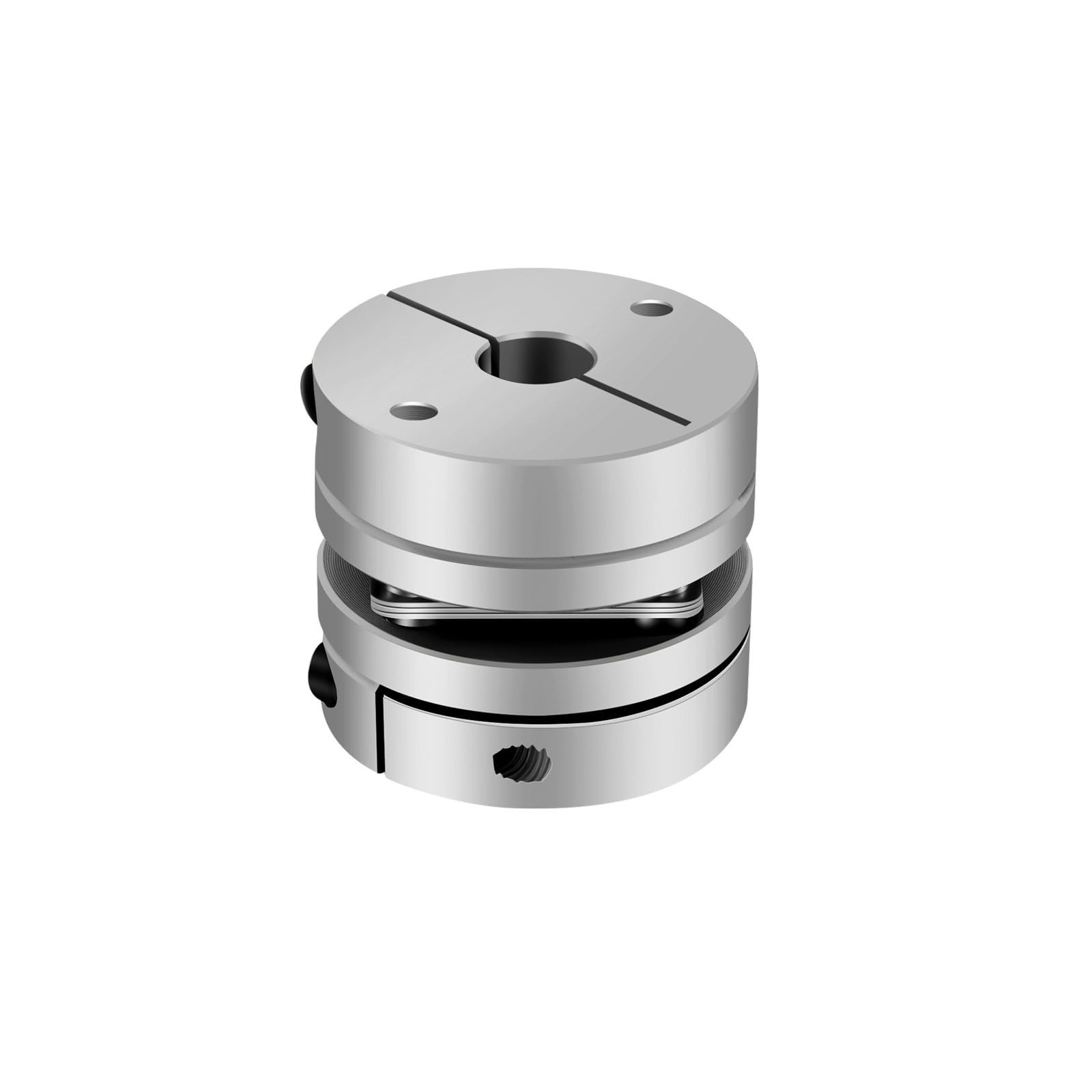 Accouplement à membrane simple en alliage d'aluminium D34L32, joint élastique, vis à billes, D34 mm L32 mm, 1 pièce(8X12.7)