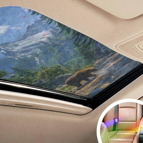 Película decorativa para ventana vinilo estático 17.7x39.3in miniatura 2