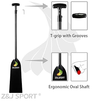 Z&J SPORT Dragon Boat Paddle 43.3-52 Inch Adjustable, IDBF