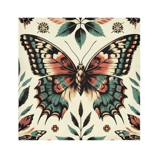 Servilletas de Tela Multicolor Butterfly Set 6 miniatura 1