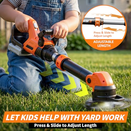 Image of KidBloom Kids Tool Set, Kids Weed Wacker Toy, Toddler Outdoor Play Toys