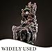 BESPORTBLE 2 Stück Eisgesprungene Kristallkugel Wasserbrunnen, Dekorative Glaskugel Ornamente Wasserbrunnen Feng Shui Kugel Kristallglaskugel Mit Ständer Als Heimbüro Dekoration, 4 * 5cm