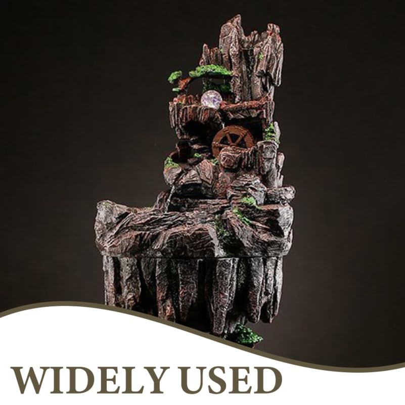 BESPORTBLE 2 Stück Eisgesprungene Kristallkugel Wasserbrunnen, Dekorative Glaskugel Ornamente Wasserbrunnen Feng Shui Kugel Kristallglaskugel Mit Ständer Als Heimbüro Dekoration, 4 * 5cm