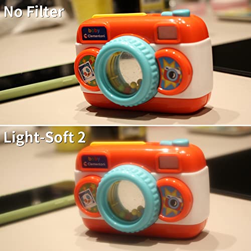 Image of Walking Way 95MM White Mist Diffusion Filter - Stronger Soft Focus Circular Lens Filter - Dreamy Fog Effect Softening Camera Diffuser for Digital DSLR Camera (Medium-Soft 2, 95MM)