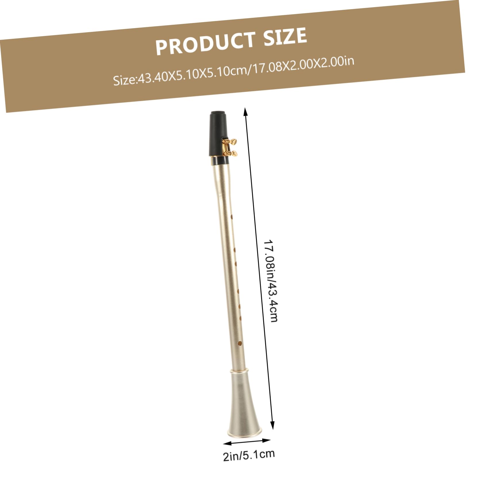 LIOOBO Clarinet for Boys and Girls Beginner Performance Clarinet Tuning Tube and Lightweight Design