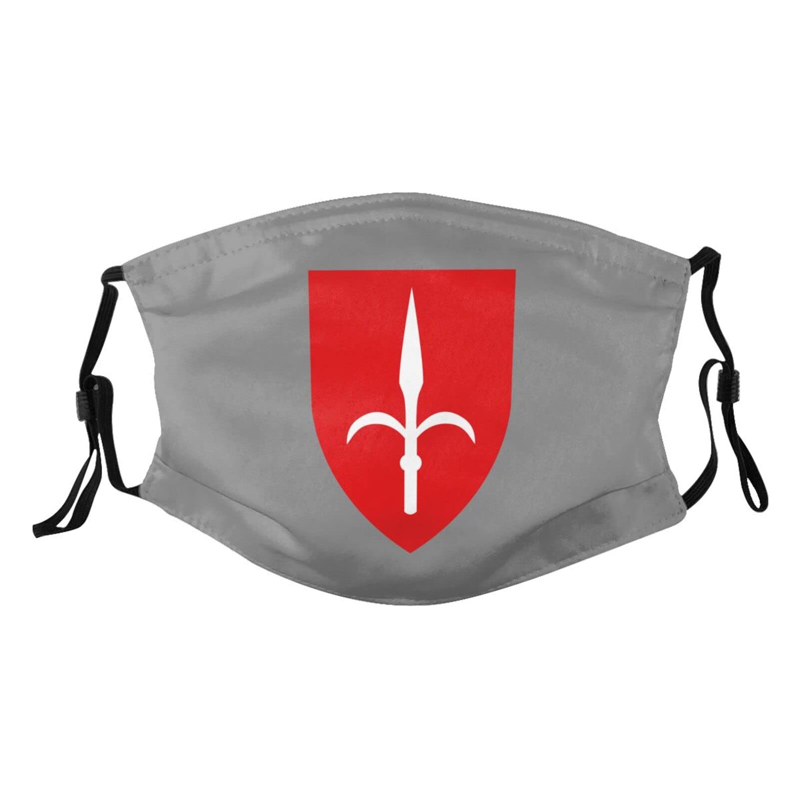 Coat of Arms of Trieste Mask Protect Respiratory System Breathe with Peace of Mind Black