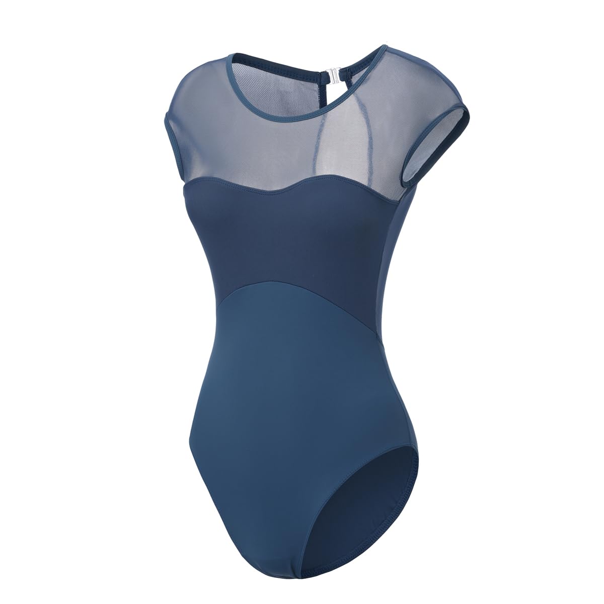 Lanbodance Women Short Sleeve Ballet Leotards for Adult Dance Gymnastics Bodysuit