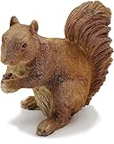 CNFCollection Squirrel Figurine – Versatile Resin Sculpture for Home & Garden – Indoor/Outdoor Wildlife Decor with Pine Cone