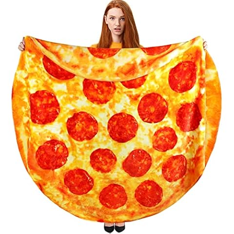 Hommtina Double-Sided Pizza Blanket Cover
