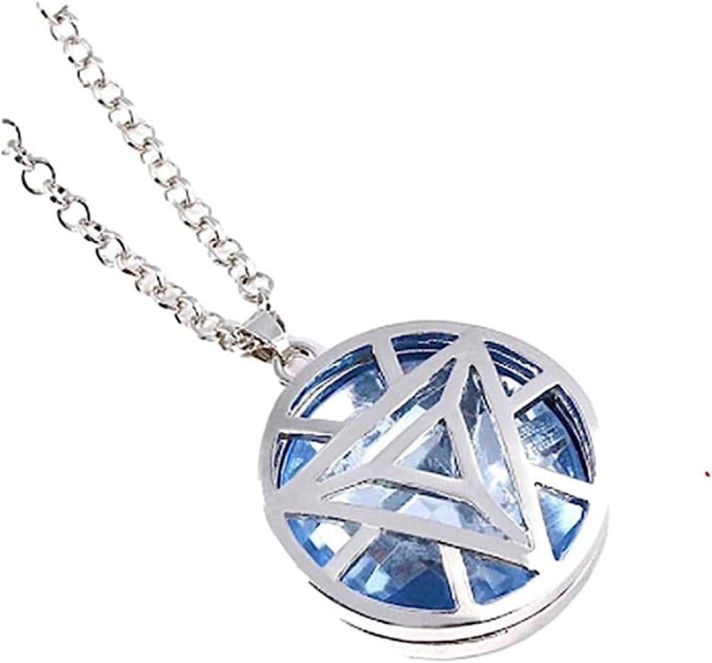 TCB Creations Iron man Arc Reactor Symbol Metal Necklace