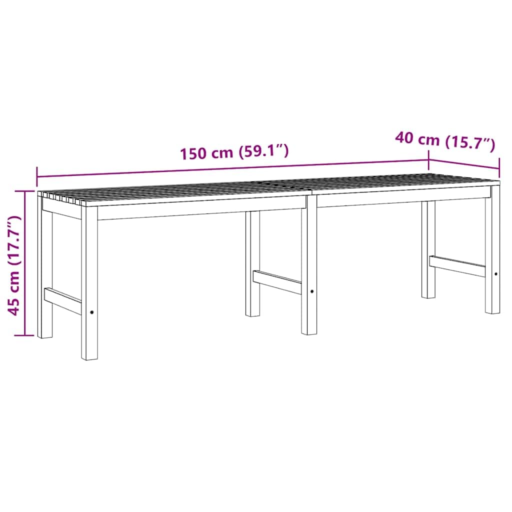 Amazon.co.jp: vidaXL ガーデンベンチ 150cm チーク無垢材, ガーデンベンチ, パークベンチ, 廊下ベンチ, 公園ベンチ,  屋内ベンチ, 屋外ベンチ, シートチェア, パティオベンチ : DIY・工具・ガーデン