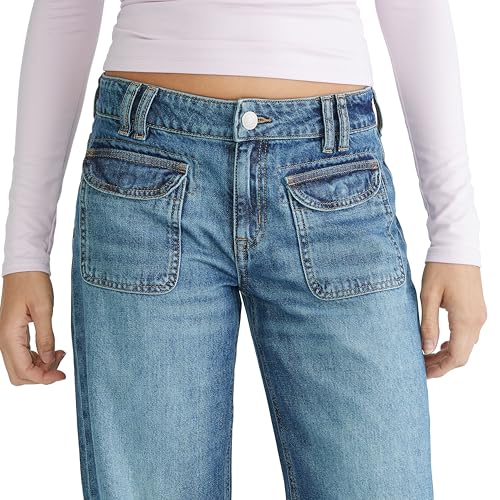 AEROPOSTALE Women's Low-Rise Baggy Wide-Leg Jean2
