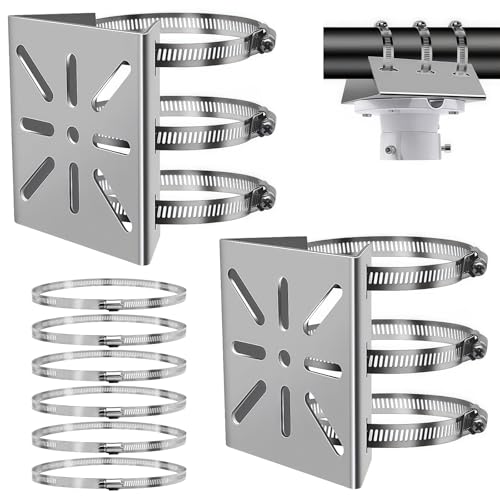 Supports muraux en acier inoxydable durables et résistants pour caméra de surveillance